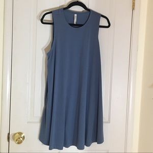 Blue tank dress